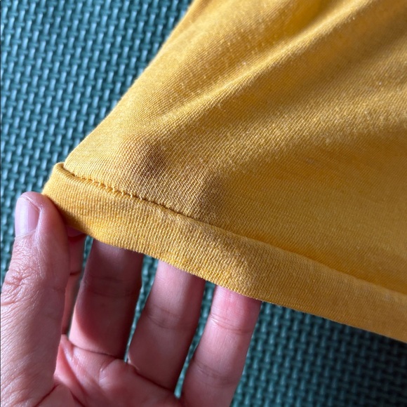 VINTAGE Single Stitch Yellow Tank Top with Blue Trim from JCPenny Size M - Picture 8 of 9